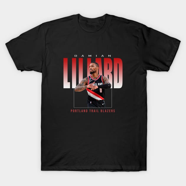 Damian Lillard T-Shirt by BVHstudio